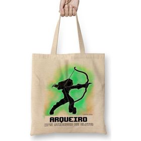 Baskı Dükkanı Arqueiro Rpg Bez Çanta