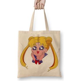 Baskı Dükkanı Articles Sailor Moon Happy Transparent Bez Çanta
