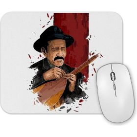 Baskı Dükkanı Aşık Veysel İllustrasyon Mouse Pad