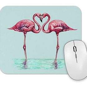 Baskı Dükkanı Ask Kuşları Flamingo 4 Mouse Pad