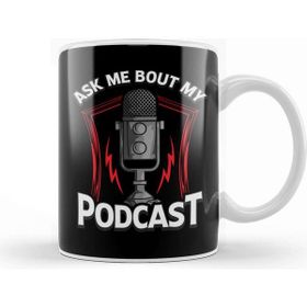 Baskı Dükkanı Ask Me Bout My Podcast Awesome Podcasting Host Kupa