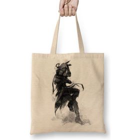 Baskı Dükkanı Assassins Creed Dark Black Bez Çanta