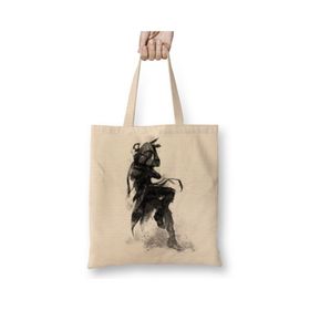 Baskı Dükkanı Assassins Creed Dark Black Bez Çanta