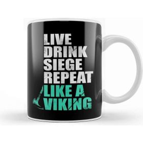 Baskı Dükkanı Assassins Creed Valhalla Viking Life Motto Kupa