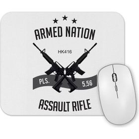 Baskı Dükkanı Assault Rifle Mouse Pad