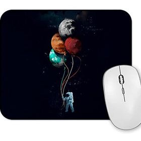 Baskı Dükkanı Astronaut Balonlu Mouse Pad