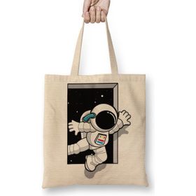 Baskı Dükkanı Astronaut Bez Çanta