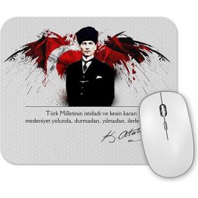 Baskı Dükkanı Atatürk 3 Mouse Pad