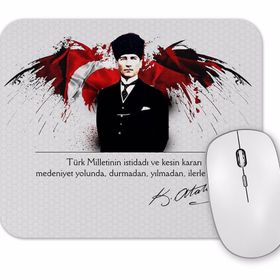 Baskı Dükkanı Atatürk 3 Mouse Pad