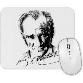 Baskı Dükkanı Atatürk İmzalı 1 Mouse Pad