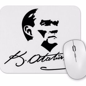 Baskı Dükkanı Atatürk İmzalı 2 Mouse Pad