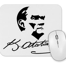 Baskı Dükkanı Atatürk İmzalı 2 Mouse Pad