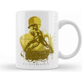 Baskı Dükkanı Attack On Titan Armored Titan Minimalist Kupa