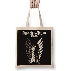 Baskı Dükkanı Attack On Titan Bez Çanta
