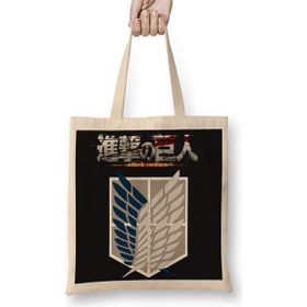 Baskı Dükkanı Attack On Titan Bez Çanta