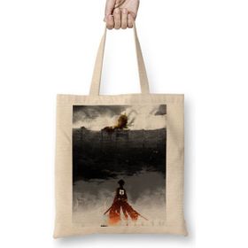 Baskı Dükkanı Attack On Titan Bez Çanta