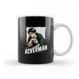 Baskı Dükkanı Attack On Titan Captain Levi Senpai Porselen Kupa