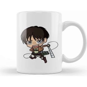 Baskı Dükkanı Attack On Titan Chibi Eren Kupa
