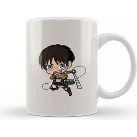 Baskı Dükkanı Attack On Titan Chibi Eren Kupa