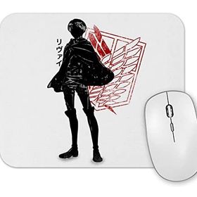 Baskı Dükkanı Attack On Titan Crimson Levi Mouse Pad