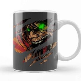 Baskı Dükkanı Attack On Titan Eren Jaeger Aesthetic Kupa
