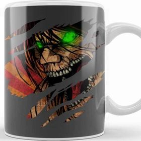 Baskı Dükkanı Attack On Titan Eren Jaeger Aesthetic Kupa
