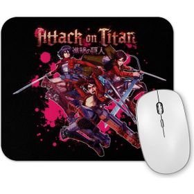 Baskı Dükkanı Attack On Titan Eren Levi Mikasa Mouse Pad