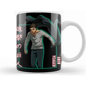 Baskı Dükkanı Attack On Titan Eren Yeager Shadow Design Kupa