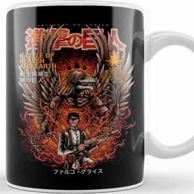 Baskı Dükkanı Attack On Titan Falco Grice Porselen Kupa