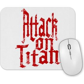 Baskı Dükkanı Attack On Titan Font Logo Mouse Pad