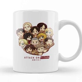 Baskı Dükkanı Attack On Titan Full Team Kupa Bardak