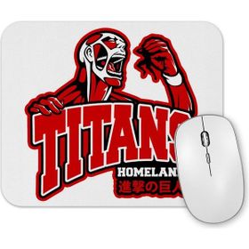 Baskı Dükkanı Attack On Titan Go Titans Mouse Pad