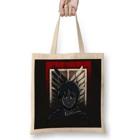 Baskı Dükkanı Attack On Titan Human Hope Bez Çanta