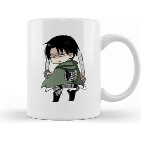 Baskı Dükkanı Attack on Titan Levi Porselen Kupa