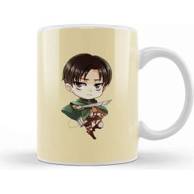 Baskı Dükkanı Attack on Titan Levi Porselen Kupa