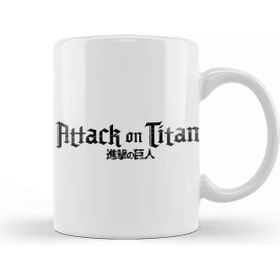 Baskı Dükkanı Attack on Titan Logo Kupa Bardak