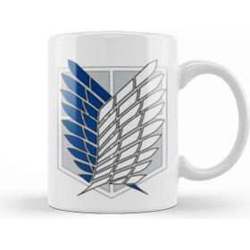 Baskı Dükkanı Attack on Titan Logo Kupa Bardak