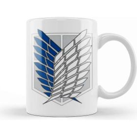 Baskı Dükkanı Attack on Titan Logo Kupa Bardak