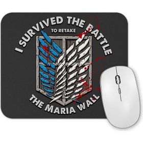 Baskı Dükkanı Attack On Titan Maria Wall Mouse Pad