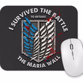 Baskı Dükkanı Attack On Titan Maria Wall Mouse Pad