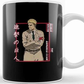 Baskı Dükkanı Attack on Titan Reiner Braun Shadow Design Kupa Bardak