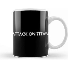 Baskı Dükkanı Attack on Titan Rock On Titan Kupa Bardak