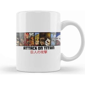 Baskı Dükkanı Attack on Titan Rock On Titan Kupa Bardak