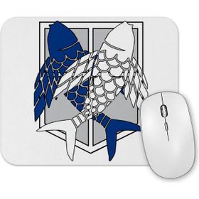 Baskı Dükkanı Attack On Titan Survey Corps Fish of Freedom Mouse Pad