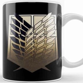 Baskı Dükkanı Attack on Titan Survey Corps Porselen Kupa