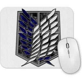 Baskı Dükkanı Attack On Titan the Survey Corps Logo Mouse Pad