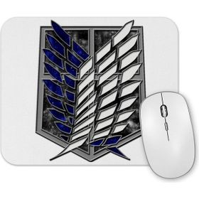 Baskı Dükkanı Attack On Titan the Survey Corps Logo Mouse Pad