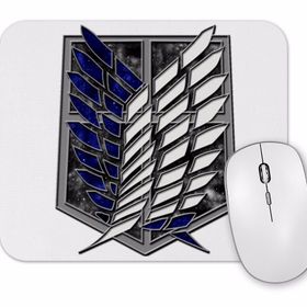 Baskı Dükkanı Attack On Titan the Survey Corps Logo Mouse Pad