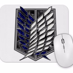 Baskı Dükkanı Attack On Titan the Survey Corps Logo Mouse Pad