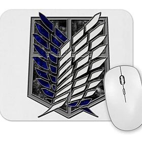 Baskı Dükkanı Attack On Titan the Survey Corps Logo Mouse Pad